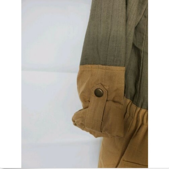 Blu Pepper Sz Small S Womans Jacket Linen Blend - Picture 3 of 7